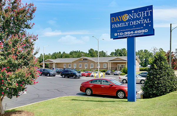 Street view of Day and Night Dental office